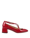 A.bocca A. Bocca Pump Two For Love In Vernice Woman Pumps Red Size 9 Soft Leather
