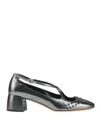 A.bocca A. Bocca Woman Pumps Silver Size 7.5 Leather