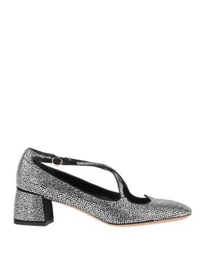 A.bocca A. Bocca Woman Pumps Silver Size 9 Leather