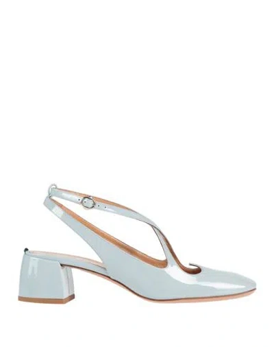 A.bocca A. Bocca Woman Pumps Sky Blue Size 8 Leather