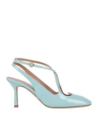 A.bocca A. Bocca Woman Pumps Sky Blue Size 9 Leather
