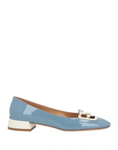 A.bocca A. Bocca Woman Pumps Slate Blue Size 9 Leather