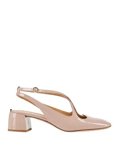 A.bocca A. Bocca Woman Pumps Taupe Size 8.5 Leather In Gray