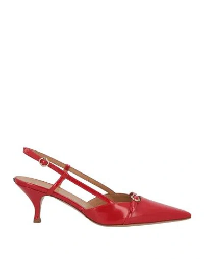 A.bocca A. Bocca Woman Pumps Tomato Red Size 9 Leather