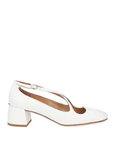 A.bocca A. Bocca Woman Pumps White Size 11 Calfskin