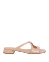 A.bocca A. Bocca Woman Sandals Blush Size 10 Leather In Pink
