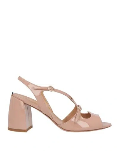 A.bocca A. Bocca Woman Sandals Blush Size 8 Leather In Pink
