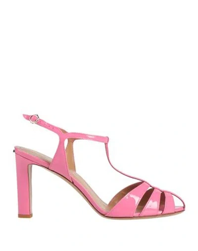 A.bocca A. Bocca Woman Sandals Fuchsia Size 6 Leather In Pink
