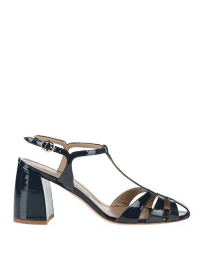 A.bocca A. Bocca Woman Sandals Midnight Blue Size 8 Leather