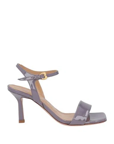 A.bocca A. Bocca Woman Sandals Purple Size 11 Leather In Multi