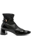 A.bocca Buckle-strap Boots In Black
