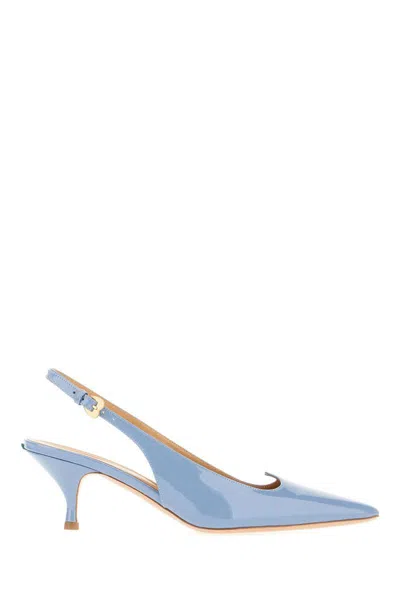 A.bocca Heeled Shoes In Azurrocartadazucchero