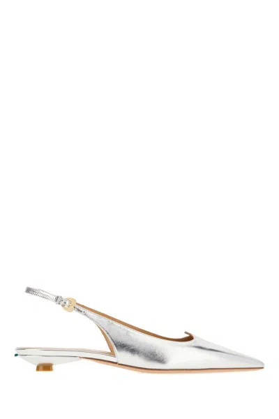 A.bocca Heeled Shoes In Silver