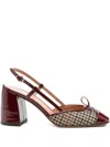 A.bocca Houndstooth-bow Pumps In Brown