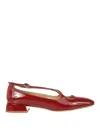 A.bocca A. Bocca Woman Pumps Burgundy Size 5 Leather In Red