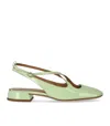 A.bocca Light Green Slingback Pump In Green