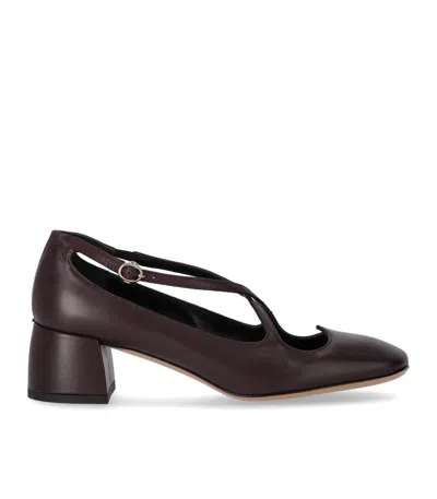 A.bocca Two For Love Pumps In Patent Calf Leather In Red