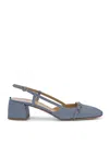 A.bocca Smoky Blue Slingback Pump In Blue