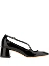 A.bocca Patent Leather Loafers In Black