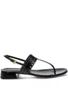 A.bocca Perforated-detail Sandals In Black