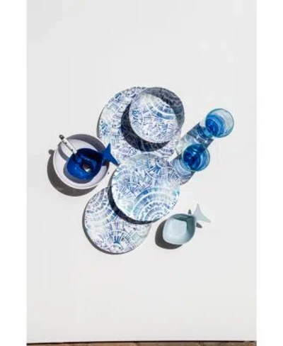 Abode Homewares Cantina Drinkware Collection In Coastal Blue,teal,white