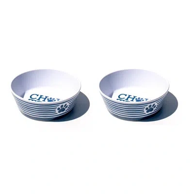 Abode Homewares Chow Time Melamine Pet Bowl - Medium - 3 Cups - Blue