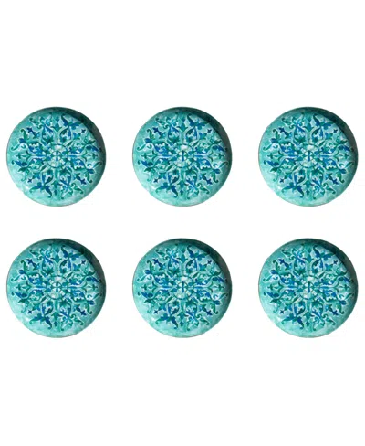 Abode Homewares Cote D'azur 6-pc. Salad Plates, Service For 6 In Blue