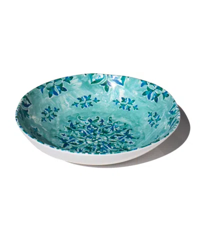 Abode Homewares Cote D'azur Serve Bowl In Blue