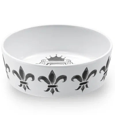 Abode Homewares Couture Pet Bowl In White