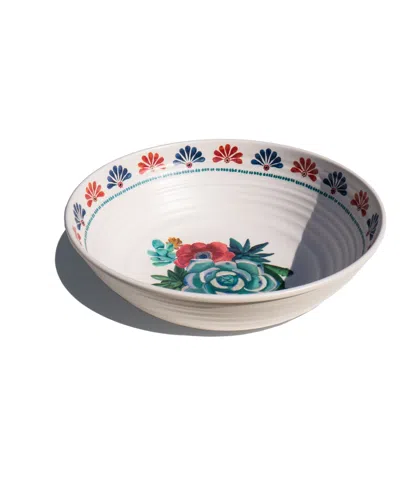 Abode Homewares Desert Succulent Serve Bowl In White