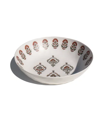 Abode Homewares Kashmir Low Bowl In White