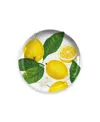 Abode Homewares Lemon Fresh Melamine Salad Plates, Set Of 6 In Multi