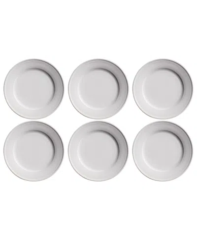 Abode Homewares Madison 6-pc. Dinner Plates, Service For 6 In White