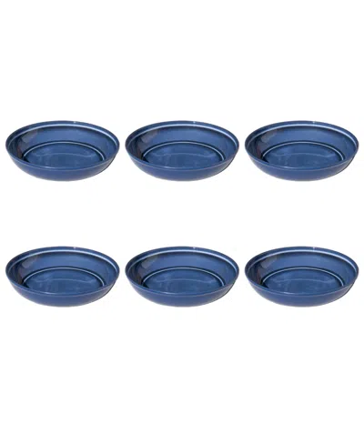 Abode Homewares Madison 6-pc. Low Bowls, Service For 6 In Blue