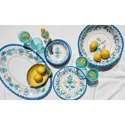 Abode Homewares Montelupo Melamine Serving Bowl - Multicolor - 13.8"