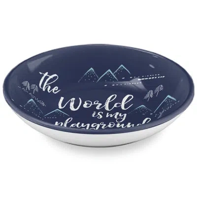 Abode Homewares Playground Pet Bowl In Blue