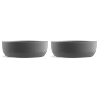 Abode Homewares Tarhong Bevel Coral, Wheat Pp, Medium, 6.4”x 2”/ 3.25 Cups In Gray