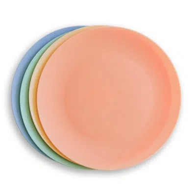 Abode Homewares Tarhong  Essential Pp Dinner Plate 10 X 0.6,assorted 4 Pack In Multicolor