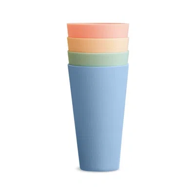 Abode Homewares Tarhong  Essential Pp Jumbo 21 Oz, Assorted 4 Pack In Multicolor