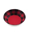 Abode Homewares Vintage Lodge Buffalo Check Melamine Serve Bowl