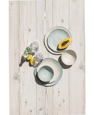 Abode Homewares Wheat Polypropylene Dinnerware Collection In Blue