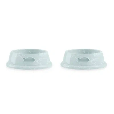 Abode Homewares Whiskers Pet Bowl In Mint