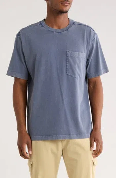 Abound Acid Wash Pocket T-shirt In Blue
