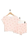 Abound After Hours Short Pajama Set In Pink