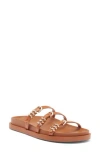 Abound Aimbee Slide Sandal In Tan Mocha Croco