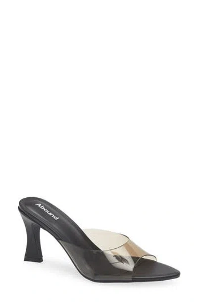 Abound Alana Slide Sandal In Black- Clear