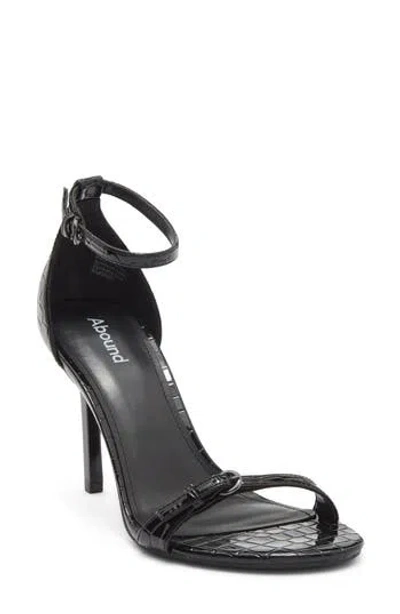 Abound Alondra Ankle Strap Sandal In Black Croco