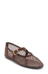 Abound Amari Mesh Ballet Flat In Brown