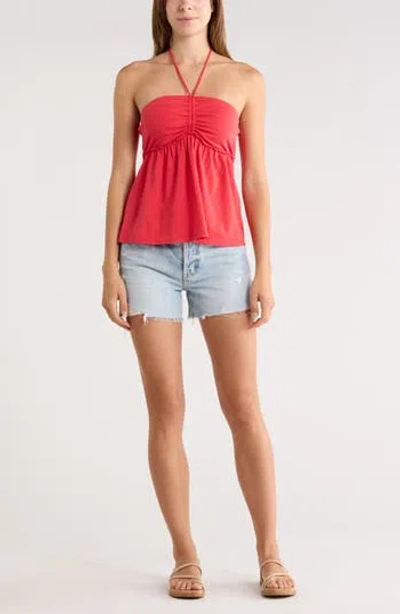 Abound Babydoll Halter Top In Pink