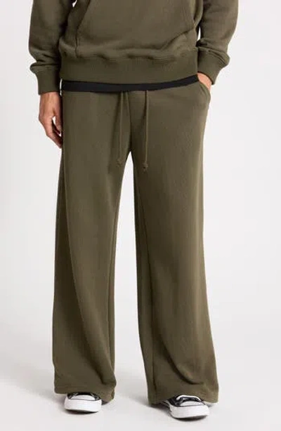Abound Baggy Cotton Blend Pants In Green Forest